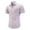 *3 Pink, variant on George Plaid Button Down Shirts with Shorts Sleeve, Mens Fit Button Down Work Shirts, Black Big Men's XL