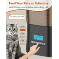 View of Free Shipping! HoneyGuaridan Automatic Cat Food Dispenser with 3.5L ...