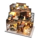 thumbnail image 3 of Kit de casa de muñecas en miniatura DIY, Mini Kit de construcción de casa, Kit de construcción de modelo arquitectónico hecho a mano de madera para, 3 of 9