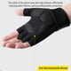 thumbnail image 4 of Peso Guantes de Abrenamiento sin Dedo Transpirable Con Protección de Palma completa para el Ejercio de Ciclismo de Levantamiento de Pesas, 4 of 6