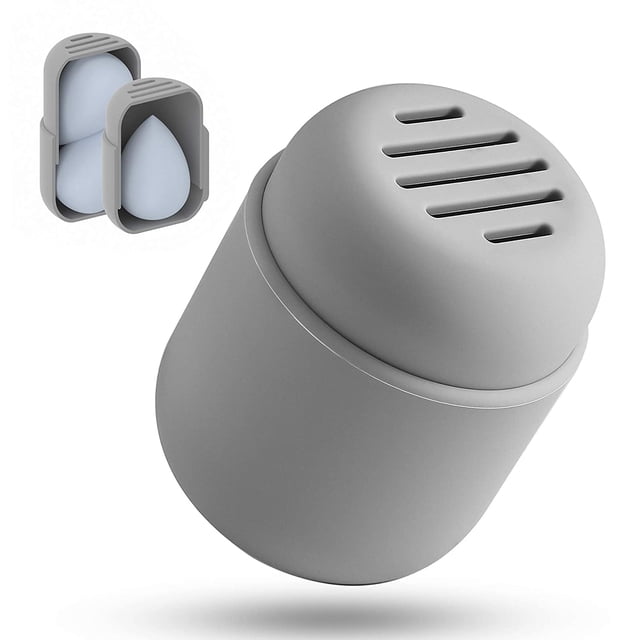Makeup Sponge Holder, Cosmetic Blender Silicon Travel , Makeup Puff Ball Carrying Box (Not Including Cosmetic Eggs)