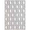 My Texas House Cotton Blossom 9' X 13' Gray High Low Outdoor Rug