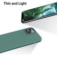 thumbnail image 4 of Designed for iPhone 12 Pro Max Case,[Silky and Soft Touch Series] Premium Soft Liquid Silicone Rubber Full-Body Protective Bumper Case for iPhone 12 Pro Max 6.7 inch,Calke Green, 4 of 4
