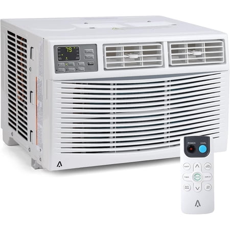 8000 BTU Window Air Conditioner, 3 Fan Speed Unit With WiFi Remote Control And Integrated Dehumidification Function