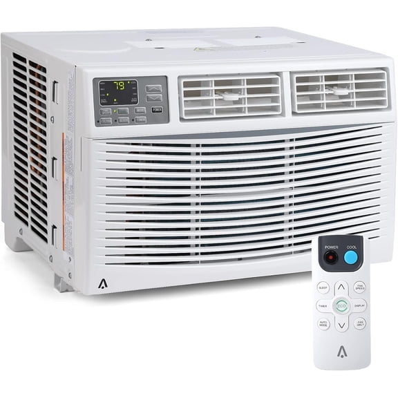 8000 BTU Window Air Conditioner, 3 Fan Speed Unit With WiFi Remote Control And Integrated Dehumidification Function