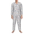 thumbnail image 3 of Honeii natural insects Pattern Mens Pajamas Set,2pcs Men's Lounge Long Sleeve Sleep Shirt and Pajama Bottoms Sleepwear Set,Mens Pjs Sets-Large, 3 of 7