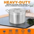 thumbnail image 4 of NutriChef 18/8 Heavy Duty Stainless Steel Large Stock Pot, 4 of 8