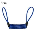 thumbnail image 1 of Bike Spring Rope Theft Disc Brake Lock Cable Motorcycle Helmet Wire Lock Wire Blue, 1 of 9