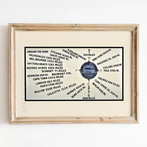 Kna Prints - Gartdiner'S Corner Sign, Nantucket Massachusetts Vintage Wall Art Poster Print - Kir 7952, UNFRAMED-8x12