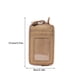 thumbnail image 4 of Greeniant Riñonera portátil para correr para hombres y mujeres, para acampar, viajar, resistente al agua, para tarjetas de crédito, monedero, equipo carpas color barro Greeniant OD031880-02B, 4 of 6