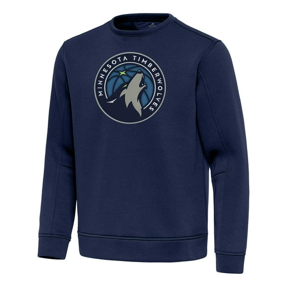 Men's Antigua Navy Minnesota Timberwolves Relevant Pullover Sweatshirt