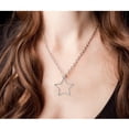 thumbnail image 4 of Colgante Marco de prensa Forma geométrica de estrella Con espalda abierta Bisel Collar Joyería Accesorio de bricolaje, Negro 15 Piezas Eigraketly HA000861-01B, 4 of 6