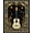 Black Gold, Pattern 1, variant on ODIKA 8'x10' Washable Area Rug Music Guitar Notes Retro Vintage Songbook Motif Note Acoustic for Living Room, Under Sectional, Family , Durable, Non-Slip