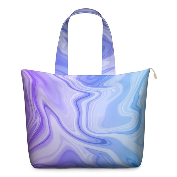 22 Inch Oversized Travel Bag Lightweight Canvas Weekender Duffel with Multi Pockets, Animal Print
