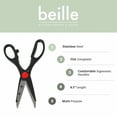 thumbnail image 2 of Beille 8 Inch Stainless Steel Kitchen Scissors Shears with Nut Cracker Bottle Opener, Black, 2 of 10