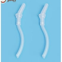 MRLESS 2 Sets Reusable Silicone Drinking Straws with Drinking Straw Tips for Kids Water Bottles Silicone Straw Tips Sippy Cups Water Cup Accessory