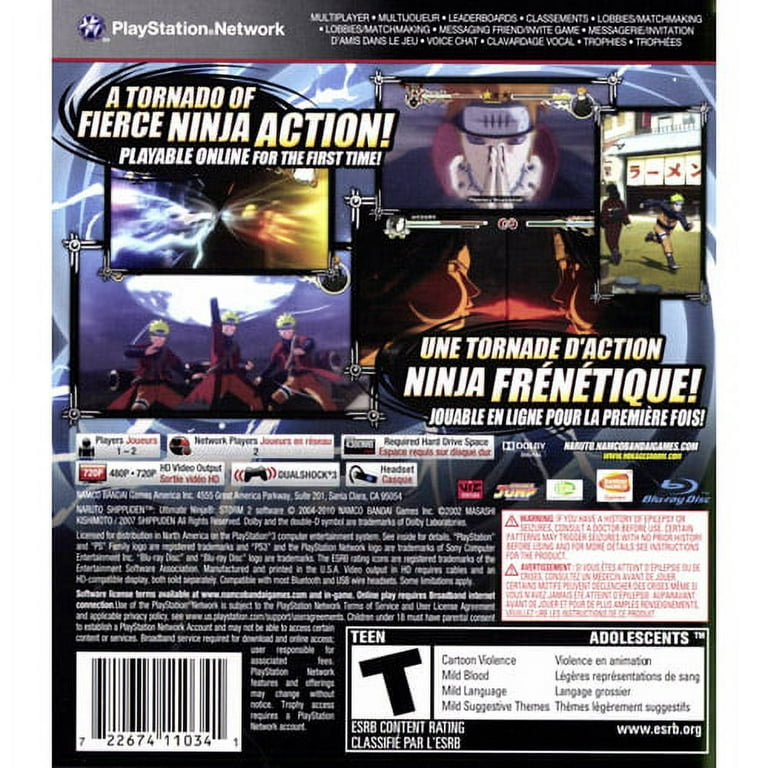 Naruto Shippuden Ultimate Storm Generations - Sony PlayStation 3