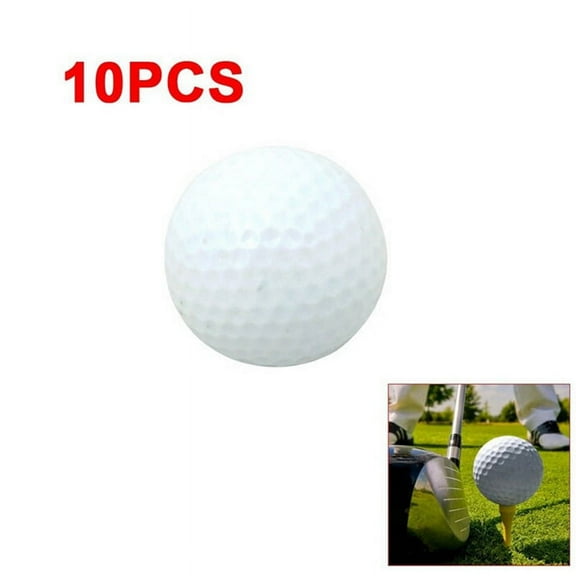 10 pieces of white golf sponge ball indoor and outdoor practice training device