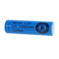 thumbnail image 2 of AA Size Rechargeable Battery 1000mAh NiCd 1.2V Flat Top Cell, 2 of 3