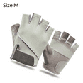 thumbnail image 2 of Men's and women's black and Grey weight lifting Gloves - Breathable half finger exercise gloves, 2 of 5