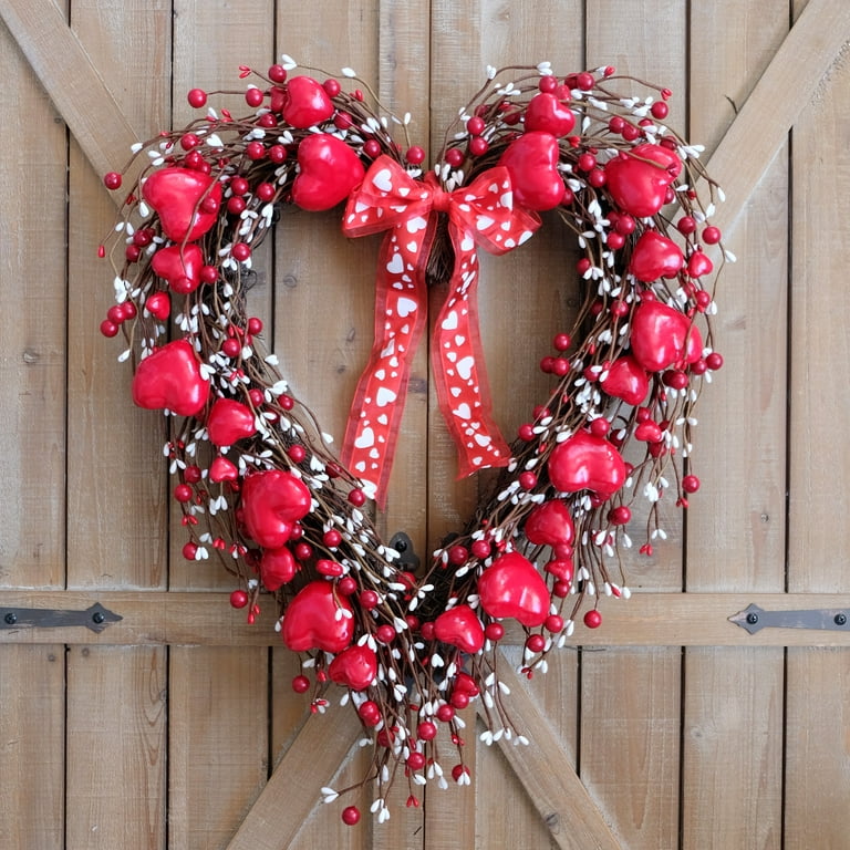 18 Grapevine Heart Wreath