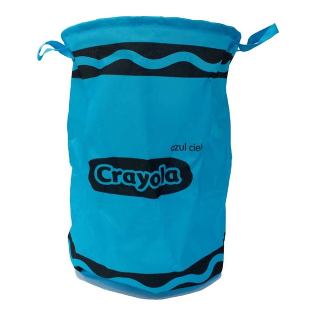 Hamper Crayola Cilíndrico con Asas Azul