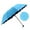 Blue, variant on Sun Umbrella with Flowering in Water Pattern Windproof Sun Protections Parasol