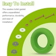 thumbnail image 6 of Waxless Toilet Gasket, Waxless Toilet Ring The Green Gasket Toilet Seal Set of 1, 6 of 7