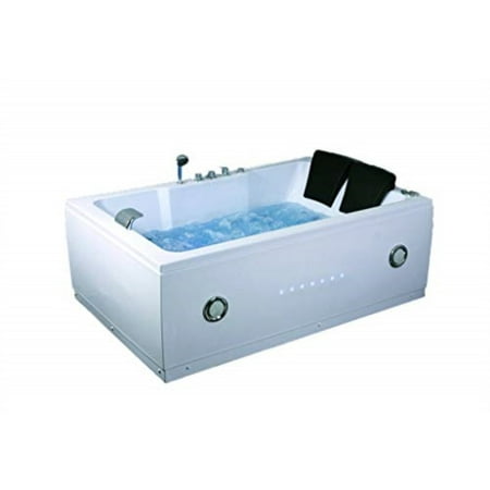 2 Two Person Indoor Whirlpool Massage Hydrotherapy White