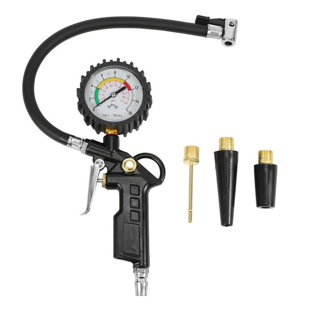 Car Tire Pressure Gauge 220 PSI Tire Inflator with Pressure Gauge Air