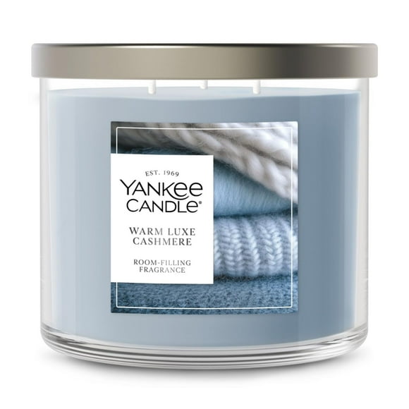 Candle Yankee Candle, tarro de 3 mechas, cachemir cálido y lujoso, 40 g