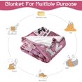 thumbnail image 4 of 18th Birthday Present for Girls,Pink 18th Birthday Decorations for Girls Blanket,18th Birthday Present Ideas for 18 Year Old Girls,18th Birthday Decorations Throw Blanket for Teen Girls Niece 50"x60", 4 of 6