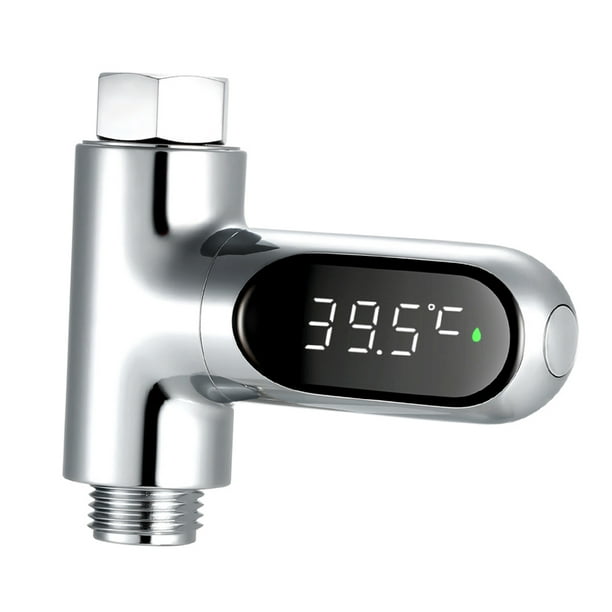 Termómetro,Termómetro de Agua Led Rango 5 ~ 85 ℃ Termómetro de Ducha de Ducha de Bebé de Grifo Electrónico Tomshoo Termómetro
