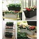 thumbnail image 4 of Toystoory Macetas colgantes, maceta de jardín confiable con agujeros de drenaje, decoración del hogar, flor Rectangular Jardín y Patio gris oscuro, 4 of 6