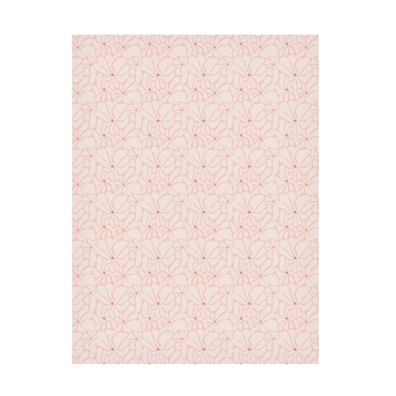 Canvas Wall Art - Treechild 'Cute Patel Flower Pattern' Wall Art for Living Room, Bedroom, or Office D?cor by Trademark Fine Art - 14 x 19 Inches