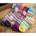 thumbnail image 6 of iOPQO 5 Pairs Sleep Socks, Mens Wool Socks, Cold Weather Socks, Thick Crew Socks, Wool Socks Mens, A One Size, 6 of 6