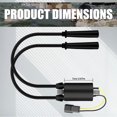 thumbnail image 4 of 1PC Ignition Coil For Yamaha 115HP 200HP 225HP Outboard 68V-82310-00-00 4-Stroke, 4 of 10
