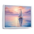 thumbnail image 2 of Designart "Sailboat Sailing Charm I" Sailing Boat Floater Framed Canvas Art Print, 2 of 7