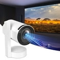thumbnail image 2 of Mini Projecteur Portable avec Support Télescopique Haut-Parleur Intégré Résolution 4K Android 13 OS Connectivité Wi-Fi et Bluetooth 5G, 2 of 9