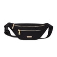 thumbnail image 1 of Minnieouse Fashion Women Fanny Pack Waist Pack Adjustable Strap for Traveling  Carteras Negro, 1 of 1