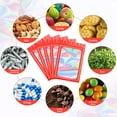 thumbnail image 4 of Funfery 100 Pcs Sacs Holographiques Mylar Rouges Anti-Odeurs Sacs d'Emballage, Sac Transparent Refermable Anti-Odeur Pochette en Feuille Sac à Glissière pour Rangement des Aliments,Lash,Emballage de Bijoux fpr Petite Entreprise(2.4x3.9In), 4 of 7