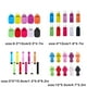 thumbnail image 4 of Vogacara Llavero Diseño cuidadoso Tapas abatibles Recargable Útil Muñequera Portabotellas Práctico Desinfectante Titulares Púrpura KH Maquillaje de labios Rosa roja KH Vogacara CE011704-32B, 4 of 6