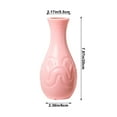 thumbnail image 2 of MERILER Plastic Imitation Glazed Vase for Living Room Decor - Perfect for Flower Arrangements, Dried Flower Displays, and TV Cabinet Decoration - Elegant Flower Pot & Utensil, 2 of 6
