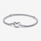 thumbnail image 1 of Charms Fit Pandora Moments Studded Chain brazale Bracelet Gao Jiahui unisex, 1 of 2