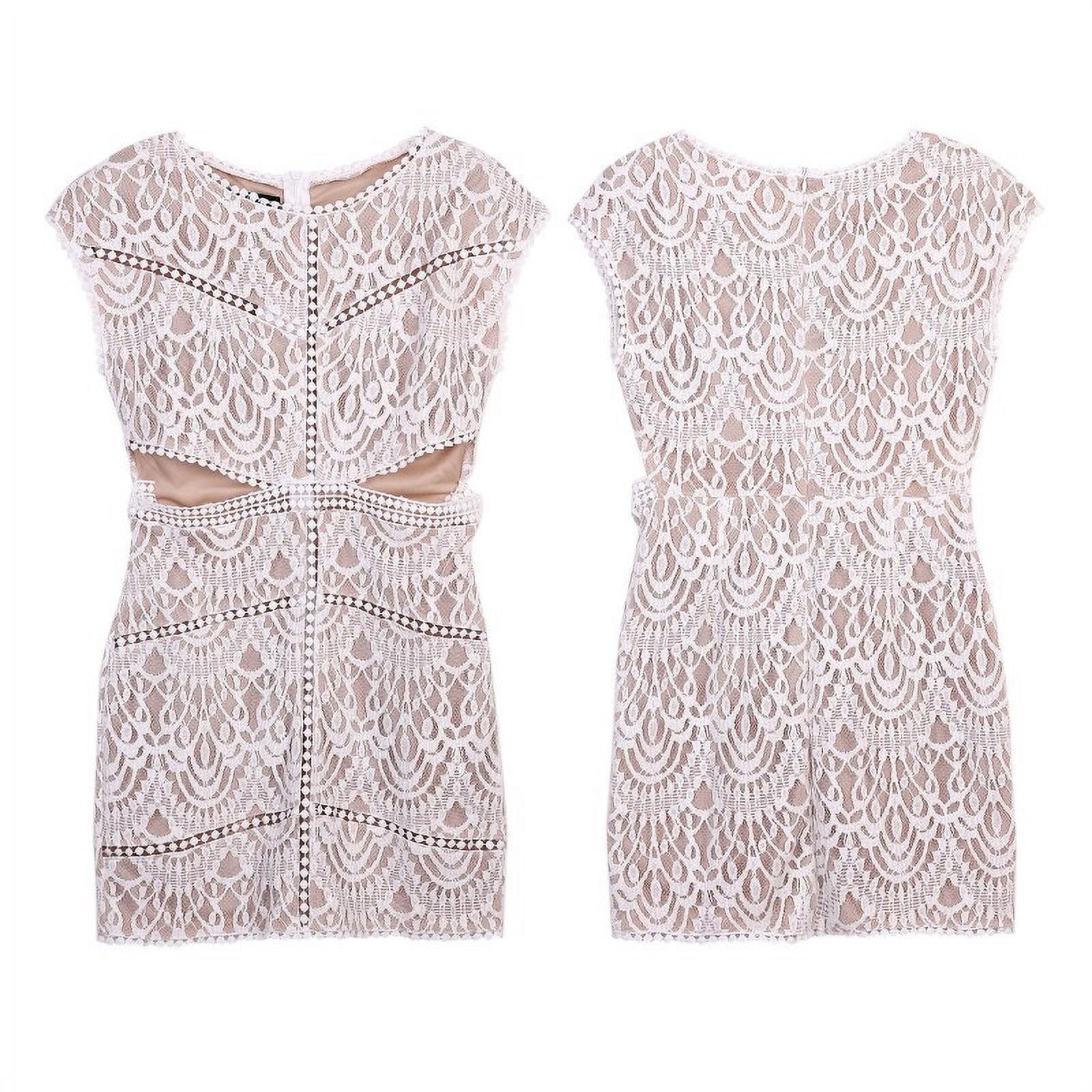 Women Slim Mini Dress Hollow Mini Dress Out Outfits Mini Bodycon Dress Club Outfits