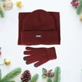 thumbnail image 6 of up to 65% off karymi Winter Beanie Hat Scarf Gloves Set for Women 3 PCS Hat Long Neck Kint Scarf Touchscreen Gloves Christmas Gift Travel Essentials up to 90% off, 6 of 7