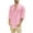 Pink, variant on Mens Long Sleeve Button Up Shirts Free No Tuck Shirt Stretch Casual Dress Shirt for Men(Pink,L)