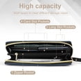 thumbnail image 4 of Womens Wallet Bifold Ladies Cluth Bag Wristlet Wrist Strap Long Purse Christmas Hat Pattern Design, 4 of 6