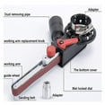 thumbnail image 3 of 4"Sander Machine Sanding Belt Adapter Head Convert With Sanding Belts For Electric Angle GrinderWoodworking Grinding Power Tools ,High Dust Collection Efficiency, 3 of 6