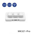 thumbnail image 2 of Mk321-pro Teclado Personalizado Mecánico Interruptor Azul Luz Rgb 3 Modos Usb+2.4g Inalámbrico+bluetooth C, 2 of 5